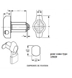 CADENASSABLE 4452 1/4T D AVEC CAME L38