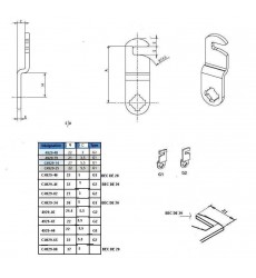 Came C4929-34  Bec de 20mm