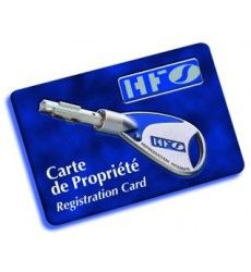 Cylindre 30x30 Bouton + carte de scurit