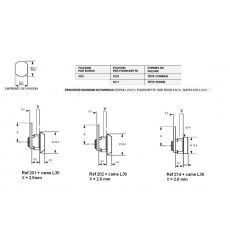 Serrure 0214 var + came L30 M210030