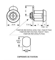 Serrure 0706 sur n° 9450