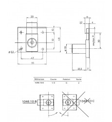 serrure 1046-10B 