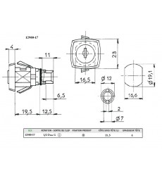 Serrure 12900-17 