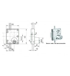 Serrure 309-272NI 