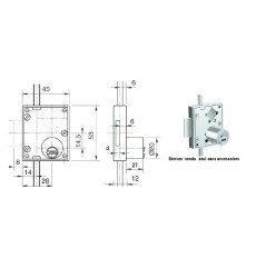 Serrure 309-272NI 