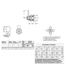 Serrure 4303-01   L= 18