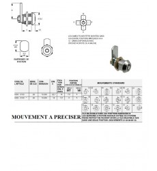 Serrure 4304-01  L=22,7 mm