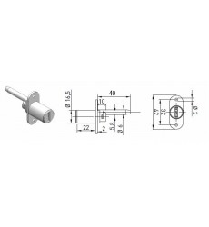 Serrure 5018-E05 NI