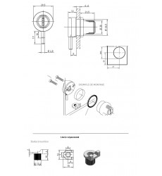 Serrure 5910-001 NI