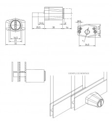 Serrure 5911-001 NI