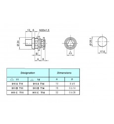 Serrure  911B T11