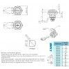 Serrure 1048-U7 sur n de cle varie